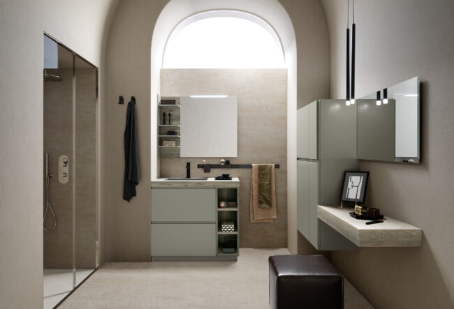Mobile bagno a terra - mobile bagno