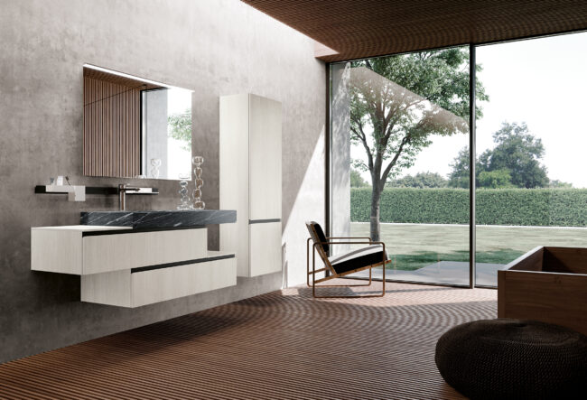 Mobile bagno sospeso - mobile bagno