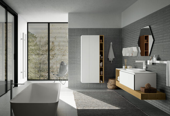 Mobile bagno sospeso - mobile bagno