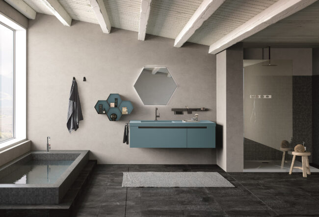 Mobile bagno sospeso - mobile bagno
