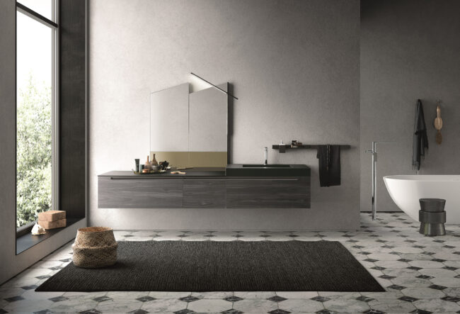 Mobile bagno sospeso - mobile bagno