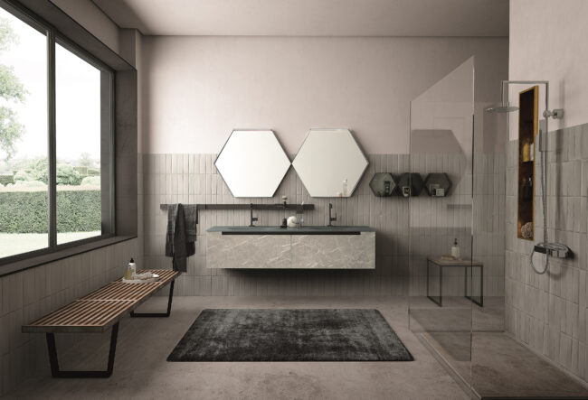Mobile bagno sospeso - mobile bagno